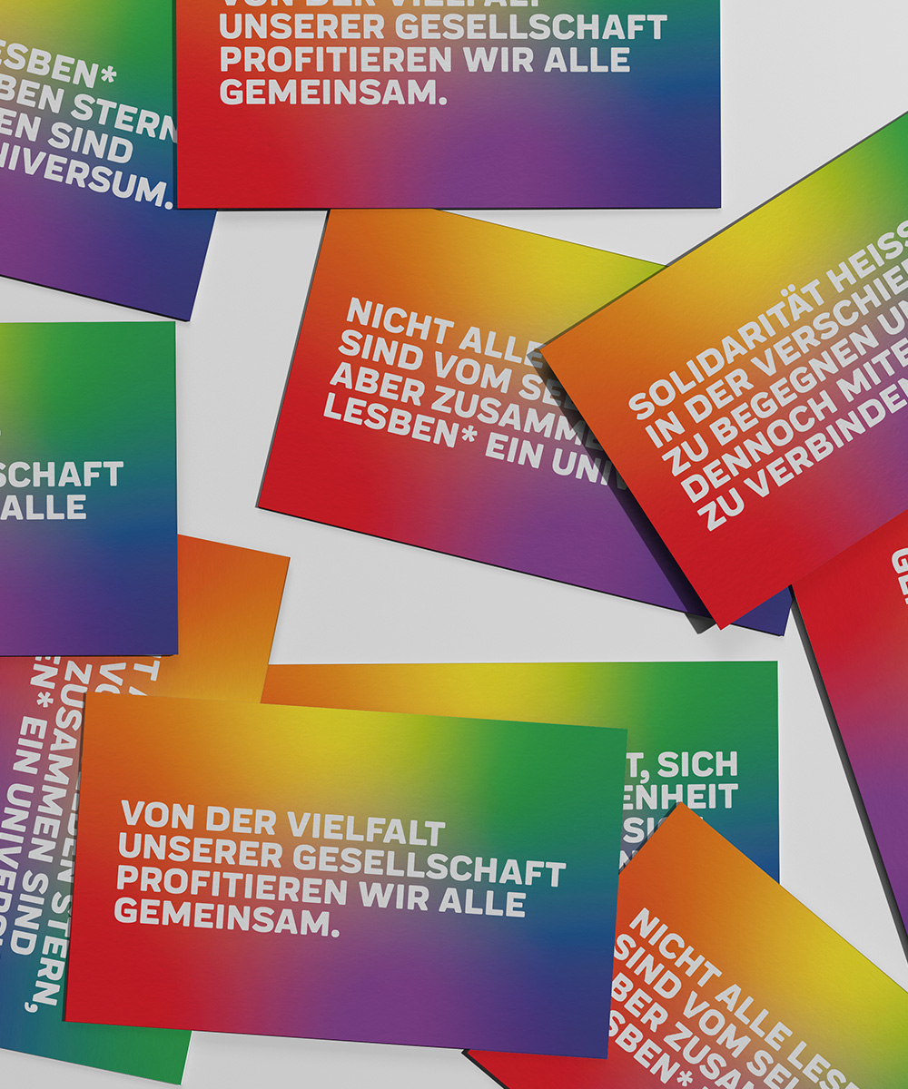 Lesbisch Sichtbar Berlin Postkarten